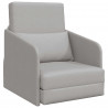 Sofa Bed 60cm Szary chmur tkanina