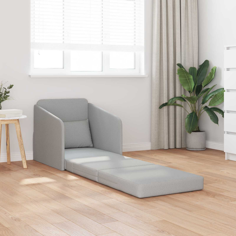 Sofa Bed 60cm Szary chmur tkanina