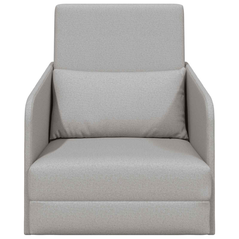 Sofa Bed 60cm Szary chmur tkanina