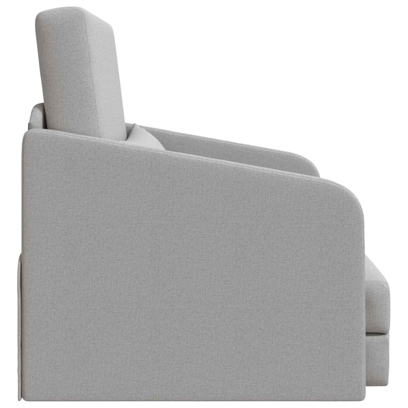 Sofa Bed 60cm Szary chmur tkanina