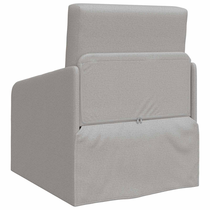 Sofa Bed 60cm Szary chmur tkanina