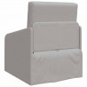 Sofa Bed 60cm Szary chmur tkanina