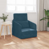 Sofa Bed Niebieski 65 x 80 x 83 cm Aksamit