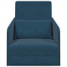 Sofa Bed Niebieski 65 x 80 x 83 cm Aksamit