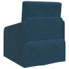 Sofa Bed Niebieski 65 x 80 x 83 cm Aksamit