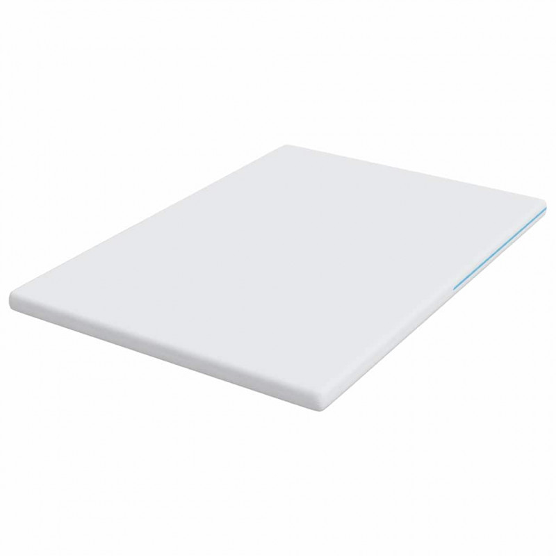 Nakładka na materac Biały 160 x 200 cm Tkanina żakardowa