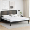 Materac Biały 180 x 200 cm Tkanina żakardowa