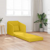 Sofa Bed Żółty 65 x 80 x 83 cm Aksamit