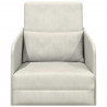 Sofa Bed Kremowy 65 x 80 x 83 cm Aksamit