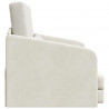 Sofa Bed Kremowy 65 x 80 x 83 cm Aksamit