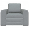 Sofa Bed Jasnoszary 98 x 71 x 83 cm tkanina
