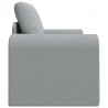 Sofa Bed Jasnoszary 98 x 71 x 83 cm tkanina