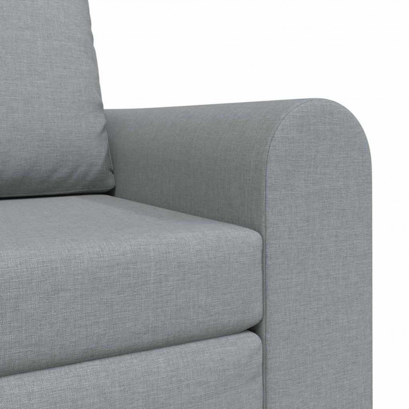 Sofa Bed Jasnoszary 98 x 71 x 83 cm tkanina