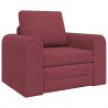 Sofa Bed Czerwone wino 98 x 71 x 83 cm tkanina