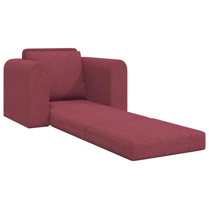 Sofa Bed Czerwone wino 98 x 71 x 83 cm tkanina