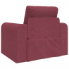 Sofa Bed Czerwone wino 98 x 71 x 83 cm tkanina