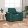 Sofa Bed Ciemna zieleń 98 x 71 x 83 cm tkanina