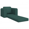 Sofa Bed Ciemna zieleń 98 x 71 x 83 cm tkanina