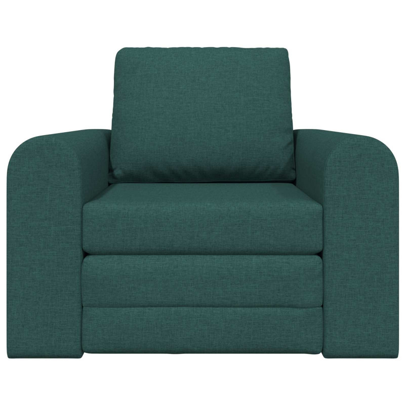 Sofa Bed Ciemna zieleń 98 x 71 x 83 cm tkanina