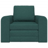 Sofa Bed Ciemna zieleń 98 x 71 x 83 cm tkanina