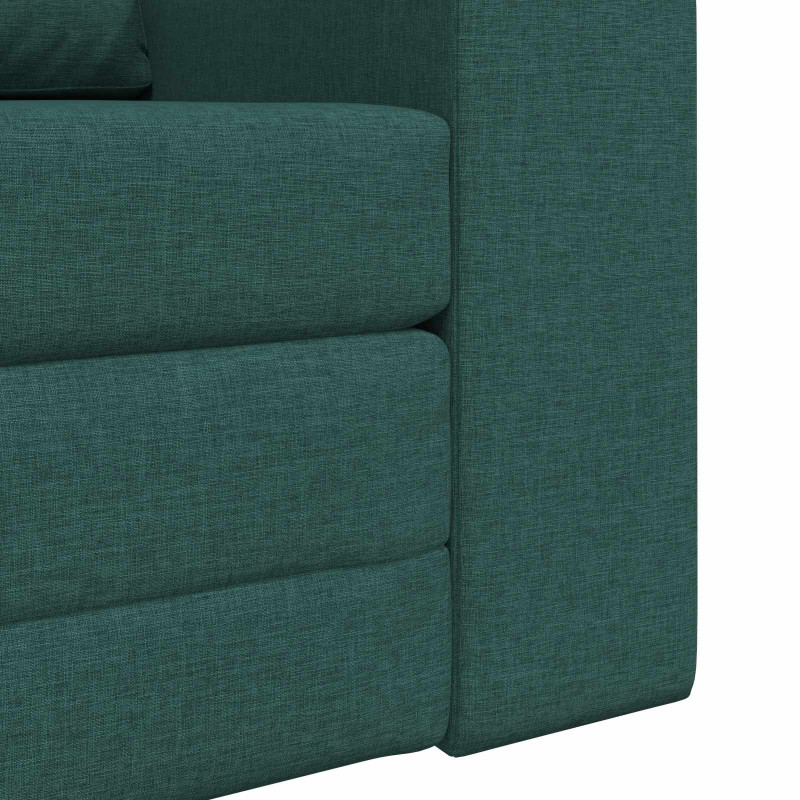 Sofa Bed Ciemna zieleń 98 x 71 x 83 cm tkanina
