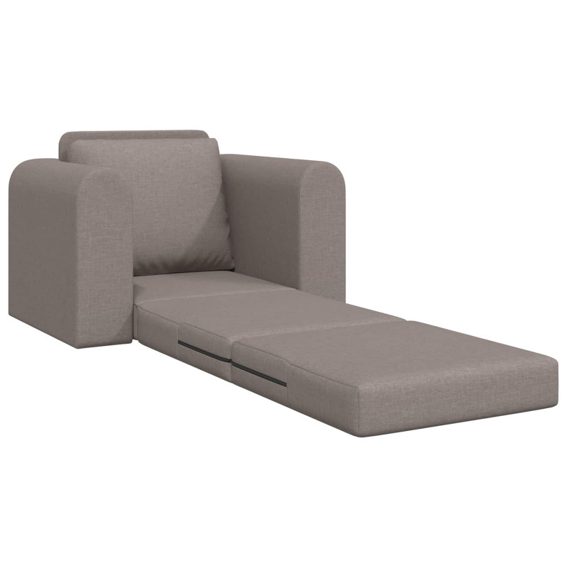 Sofa Bed Ciemnoszary 98 x 71 x 83 cm tkanina
