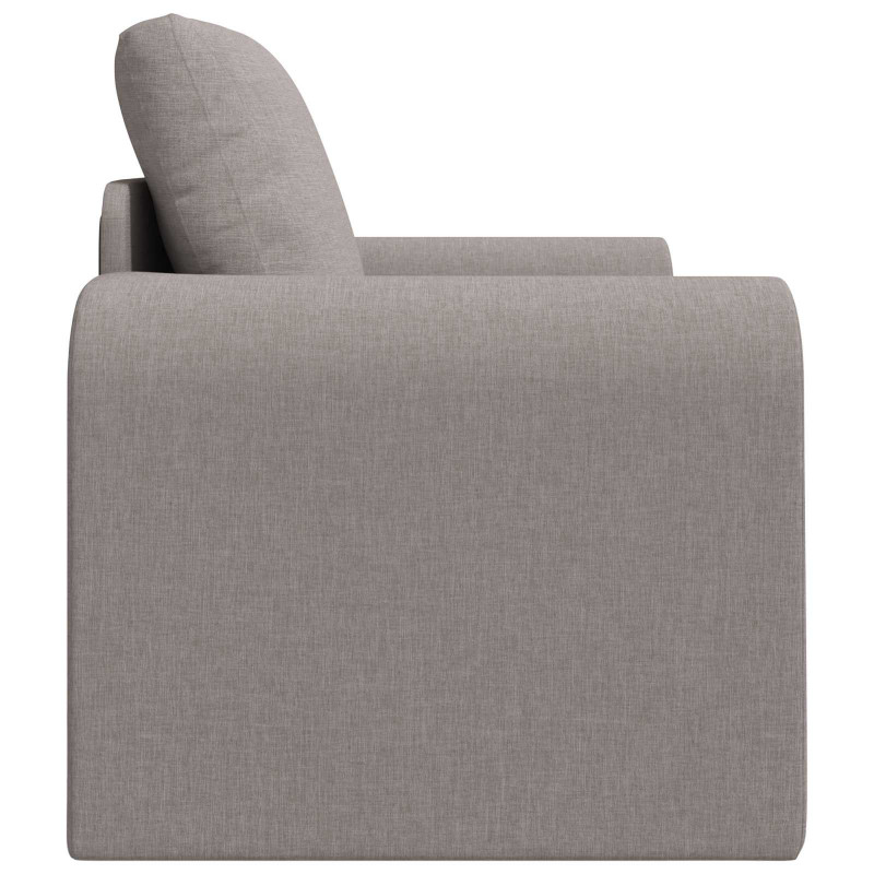 Sofa Bed Ciemnoszary 98 x 71 x 83 cm tkanina