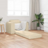 Sofa Bed Kremowy 98 x 71 x 83 cm tkanina