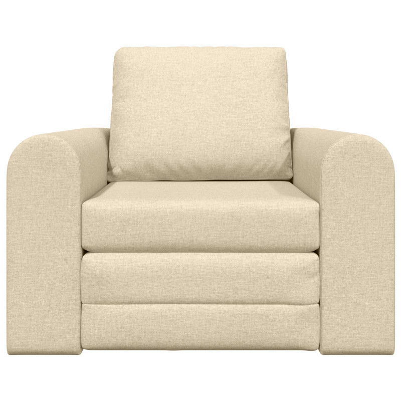 Sofa Bed Kremowy 98 x 71 x 83 cm tkanina