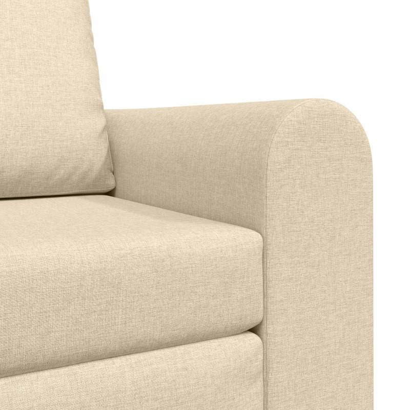 Sofa Bed Kremowy 98 x 71 x 83 cm tkanina