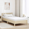 Materac Biały 90 x 200 cm Tkanina żakardowa