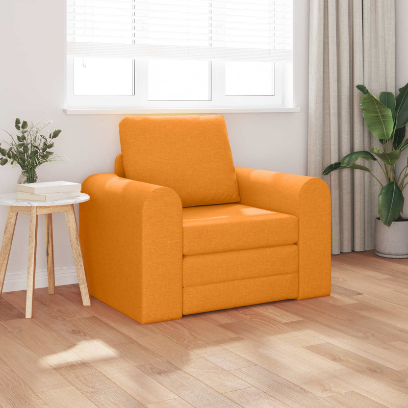 Sofa Bed Ciemny Żółty 98 x 71 x 83 cm tkanina