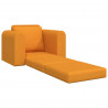 Sofa Bed Ciemny Żółty 98 x 71 x 83 cm tkanina