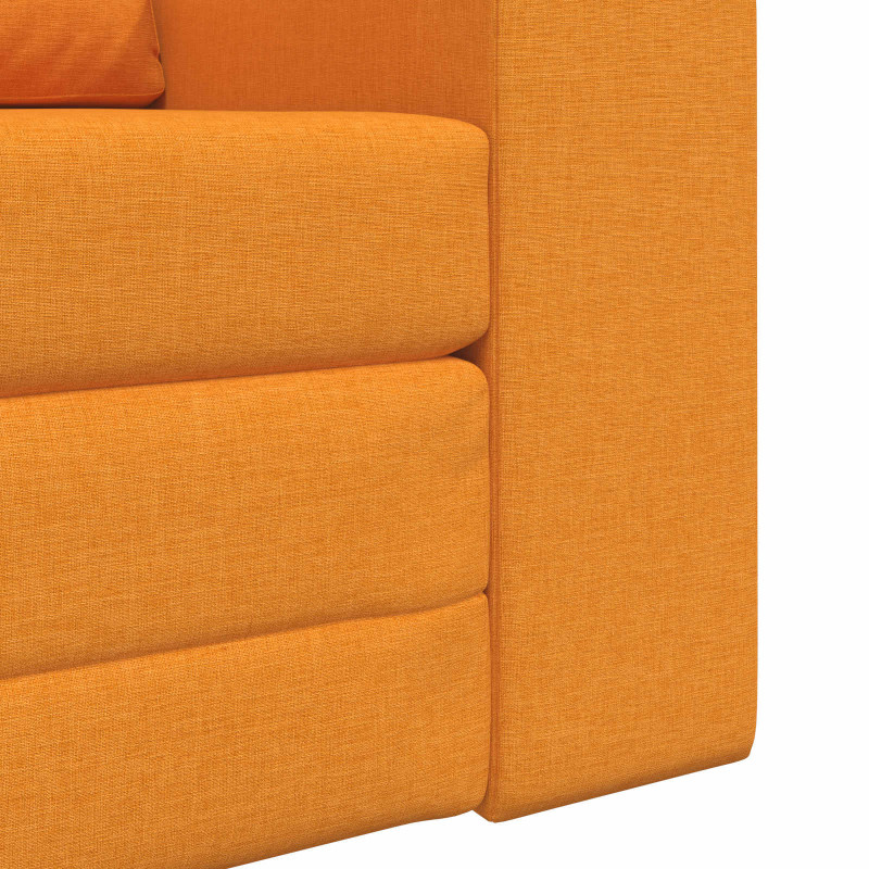 Sofa Bed Ciemny Żółty 98 x 71 x 83 cm tkanina