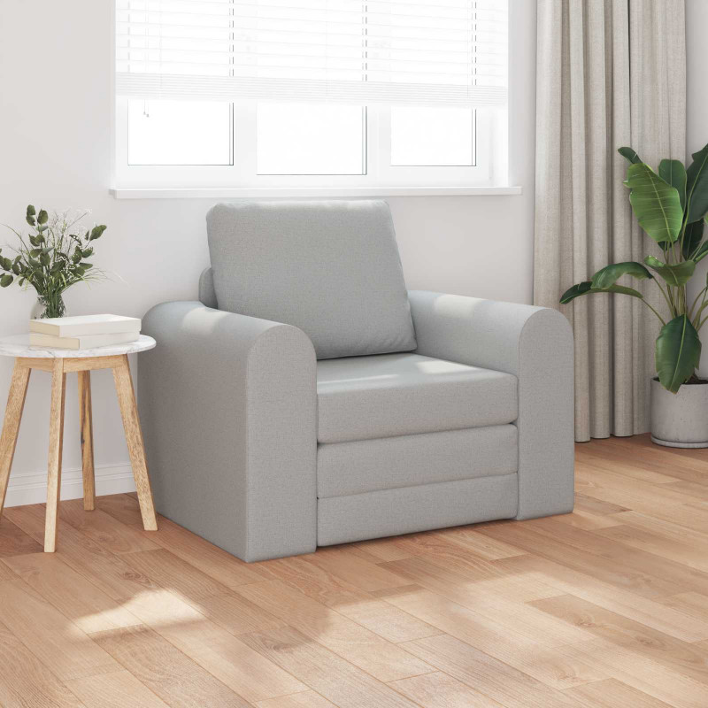 Sofa Bed Szary chmur 98 x 71 x 83 cm tkanina