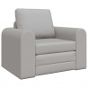Sofa Bed Szary chmur 98 x 71 x 83 cm tkanina