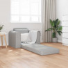 Sofa Bed Szary chmur 98 x 71 x 83 cm tkanina