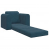 Sofa Bed Niebieski 98 x 71 x 83 cm Aksamit