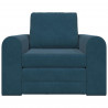 Sofa Bed Niebieski 98 x 71 x 83 cm Aksamit