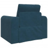 Sofa Bed Niebieski 98 x 71 x 83 cm Aksamit
