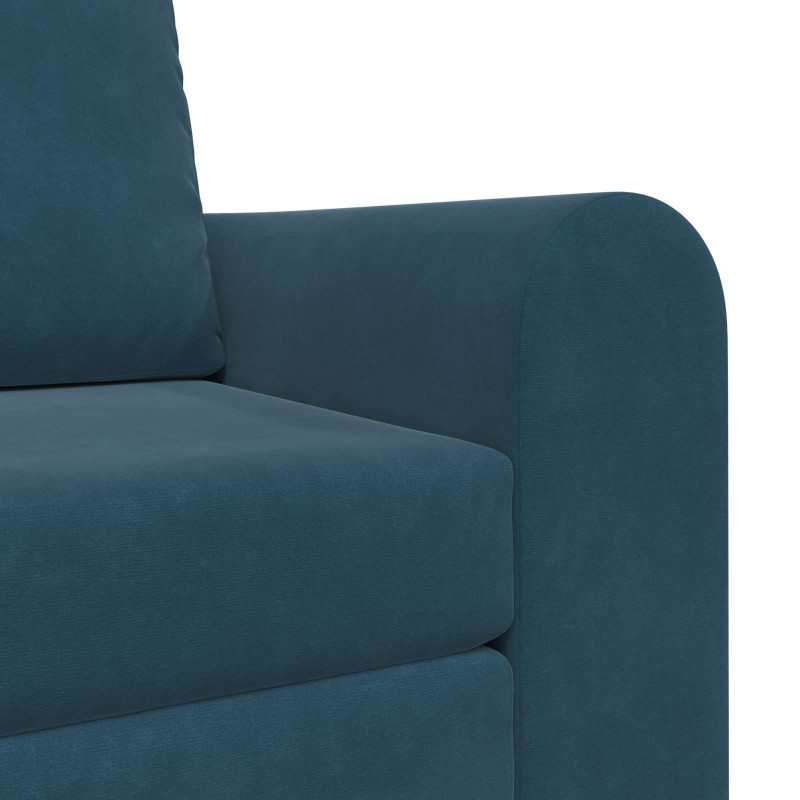 Sofa Bed Niebieski 98 x 71 x 83 cm Aksamit