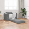 Sofa Bed Ciemnoszary 98 x 71 x 83 cm Aksamit