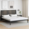 Materac Biały 200 x 200 cm Tkanina żakardowa