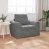 Sofa Bed Ciemnoszary 98 x 71 x 83 cm Aksamit