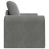 Sofa Bed Ciemnoszary 98 x 71 x 83 cm Aksamit