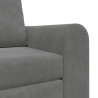 Sofa Bed Ciemnoszary 98 x 71 x 83 cm Aksamit