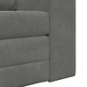 Sofa Bed Ciemnoszary 98 x 71 x 83 cm Aksamit