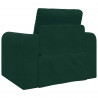Sofa Bed Ciemna zieleń 98 x 71 x 83 cm Aksamit