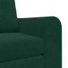 Sofa Bed Ciemna zieleń 98 x 71 x 83 cm Aksamit