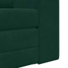 Sofa Bed Ciemna zieleń 98 x 71 x 83 cm Aksamit